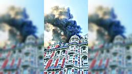 VIDEO: Arde hotel de lujo, en Londres 