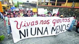 Mujeres marcharon para exigir freno a feminicidios, en Tepoztlán 