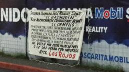Le dejan narcomanta a Cuauhtémoc Blanco, en Morelos 