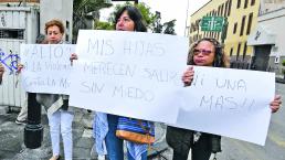 Mujeres protestan por mayor seguridad, en Toluca