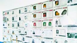 Pared de esperanza para encontrar desaparecidos, en Toluca