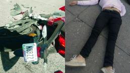 Motociclista resultó herido en Cuautla tras ser arrollado por vehículo 