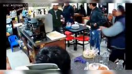 Video revela modus operandi de asalto en restaurante de Ciudad de México 
