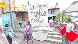 Damnificados del 19-S siguen esperando ayuda, en Xochimilco