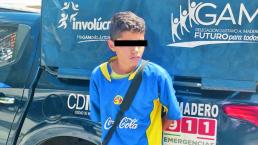 Detienen a secuestrador menor de edad, en la Gustavo A. Madero 