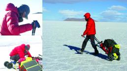 Invidente cruza a pie el desierto de sal, en Bolivia 