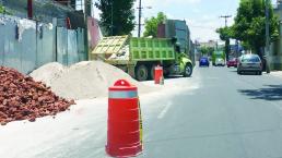 Llevan más de dos años de caos por obras en el Molino, en Toluca 