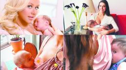 Actrices se suman a la Semana Mundial de la Lactancia Materna