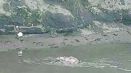 Asesinos abandonan cadáver maniatado en un río, en Chalco