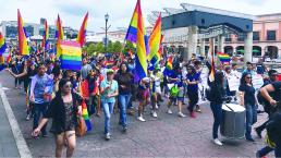 Marcha comunidad LGBTTTIQA por igualdad en Toluca