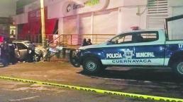 Ladrón pierde la vida en una persecución contra policías, en Cuautla