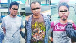 Detienen a tres ladrones que ingresaron a una vivienda, en Toluca