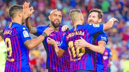Barcelona le mete tremenda goliza al Huesca, en la Liga Española