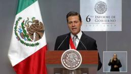 Esto dijo Enrique Peña Nieto de México en su mensaje por Sexto Informe de Gobierno