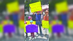 Damnificados exigen al gobierno construcción de un bordo para el río Lerma 