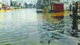 Tras fuerte lluvia, San Mateo Atenco se inunda otra vez