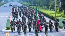 Alistan festejo patrio y desfile en Plaza de los Mártires, Toluca