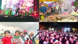 Mexiquenses celebran fiestas patrias en Plaza de los Mártires, Toluca
