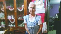 Abuelita de 91 años vive con grietas desde el sismo de 1985 
