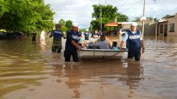 La mitad de Sinaloa resultó afectada por las fuertes tormentas; evacúan a miles