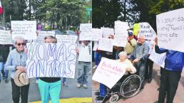 Residentes de la avenida Carranza protestan por antros y mala calidad de calles, en Toluca