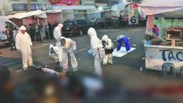 Aniquilan a balazos a dos hombres en calles del Centro de la CDMX