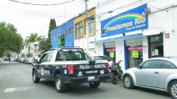 Empistolados roban una casa de empeño en Querétaro