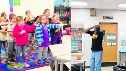 Niños le cantan feliz cumpleaños con señas a conserje sordo