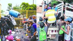Migrantes dan portazo y uno muere tras riña con policías, en Guatemala