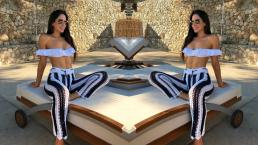 Jen Selter levanta la pierna para presumir más de su tanga