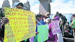 Mazahuas de San Felipe de la Rosa exigen independencia, en el Edomex