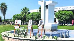 Rinden homenaje a estudiantes asesinados del Tec de Zacatepec
