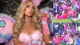 Paris Hilton dona dinero y juguetes a comunidad mazahua, en el Estado de México 