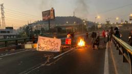 Bloquean autopista México - Pachuca tras enfrentamiento de policías de la CDMX vs pobladores de Edomex