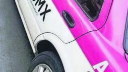 Pasajera salta de taxi para evitar secuestro, en Zona Rosa