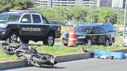 Motociclista pierde la vida tras aparatoso accidente sobre Boulevard Bernardo Quintana