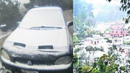 Pobladores de Pinal de Amoles sufren por las bajas temperaturas