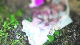 Abandonan feto de cuatro meses de gestación en un cerro de Totolapan