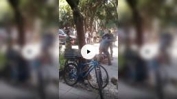 Revelan video del ataque a dirigente del sindicato de bomberos Ismael Figueroa, en colonia Condesa