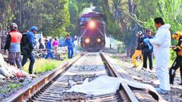 Hombre muere partido en dos por el ferrocarril, en la Gustavo A. Madero
