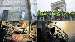Limpian París tras disturbios de los "chalecos amarillos"