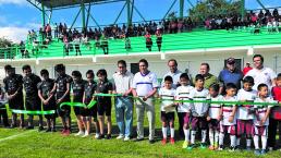 Inauguran la Unidad Deportiva Vidal Peralta, en Emiliano Zapata