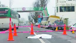 Chofer de autobús aplasta a una abuelita, en Toluca