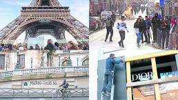 Cerrarán Torre Eiffel por seguridad en manifestación de "chalecos amarillos", en Francia