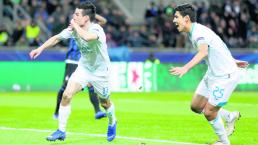 Chucky Lozano marca gol a favor de PSV y empata al Inter de Milán
