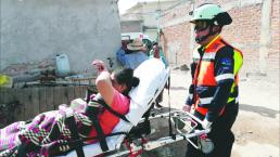 Fuerte explosión deja gravemente lesionadas a dos personas en Celaya