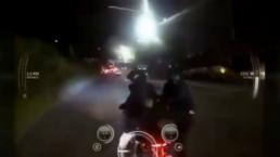 Motociclista graba su propio asalto con violencia, en la Gustavo A. Madero