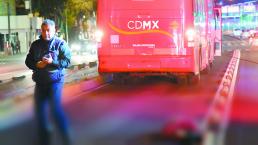 Mata el Metrobús a un hombre en situación de calle, en la GAM