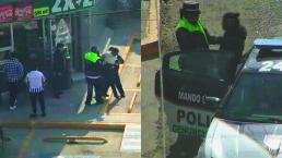Captan a empleados frustrar asalto a tienda, en Toluca