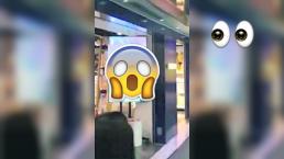 VIDEO: Ponen escena porno en televisión de tienda departamental, en Hong Kong